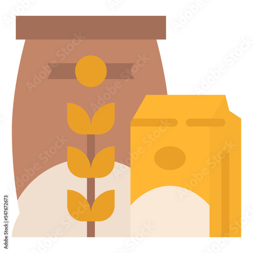 flour wheat supermarket powder icon