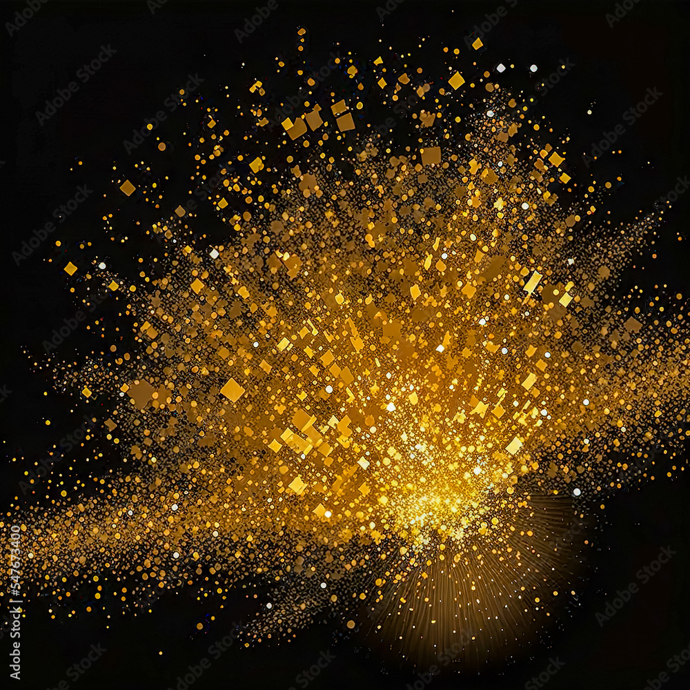 Colorful explosion background with sparks and smoke. Abstract explosion background. light explosion effect. 3D illustration