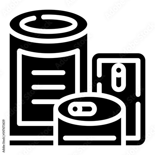 canned food food supermarket foodstuff icon