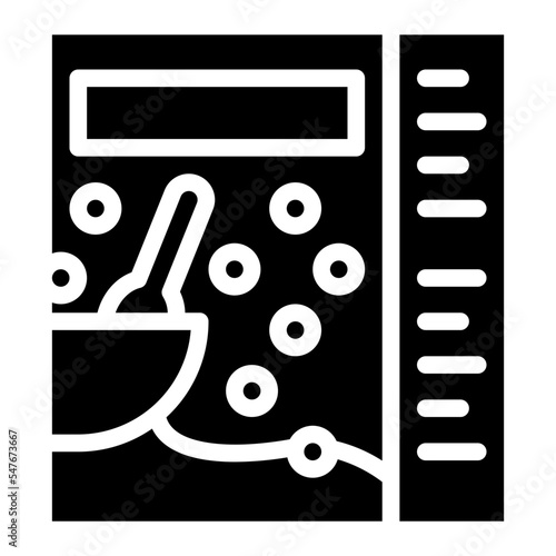 cereal food breakfast box icon