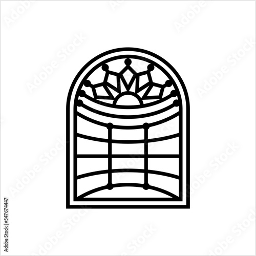 Window Icon, Wall Opening In Home For Sound, Light, Air Ventilation