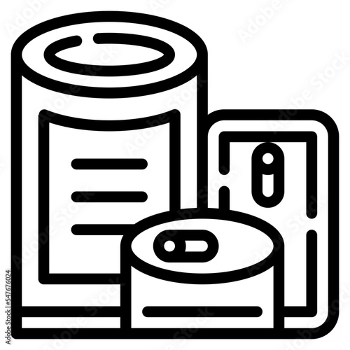 canned food food supermarket foodstuff icon