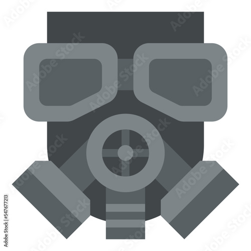 gas mask protection respirator safety icon