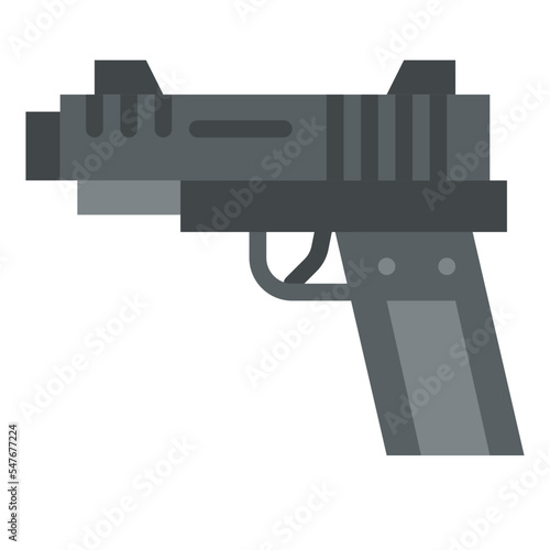 gun criminal protection safety icon