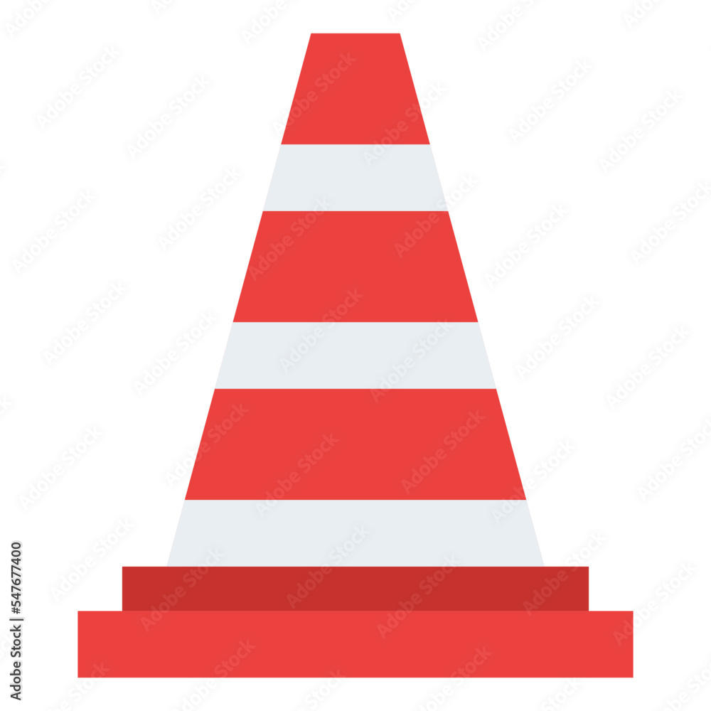 traffic cone traffic road safety icon