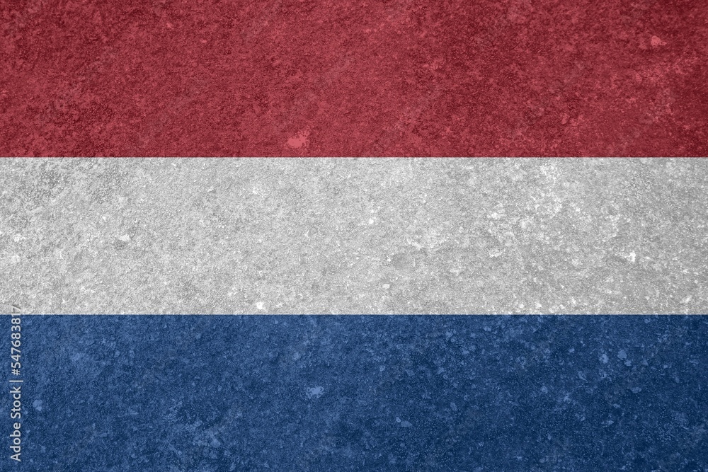 netherlands flag texture as background