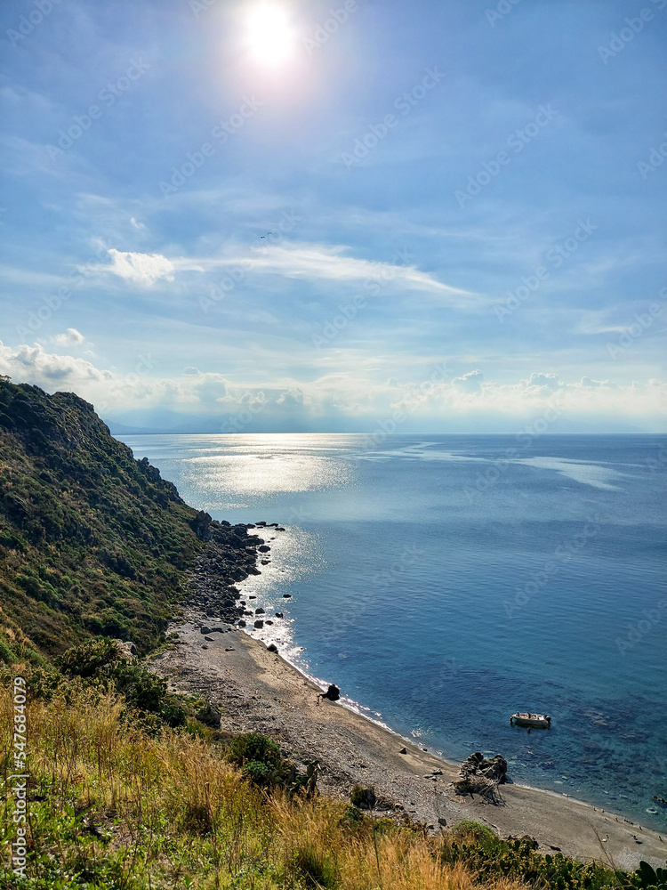 Vista sul mare siciliano