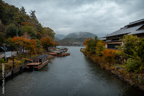 Boats on a Kyoto  Lake (Wide Shot) © JASG787