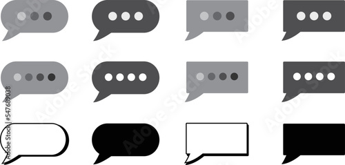 チャットの吹き出し