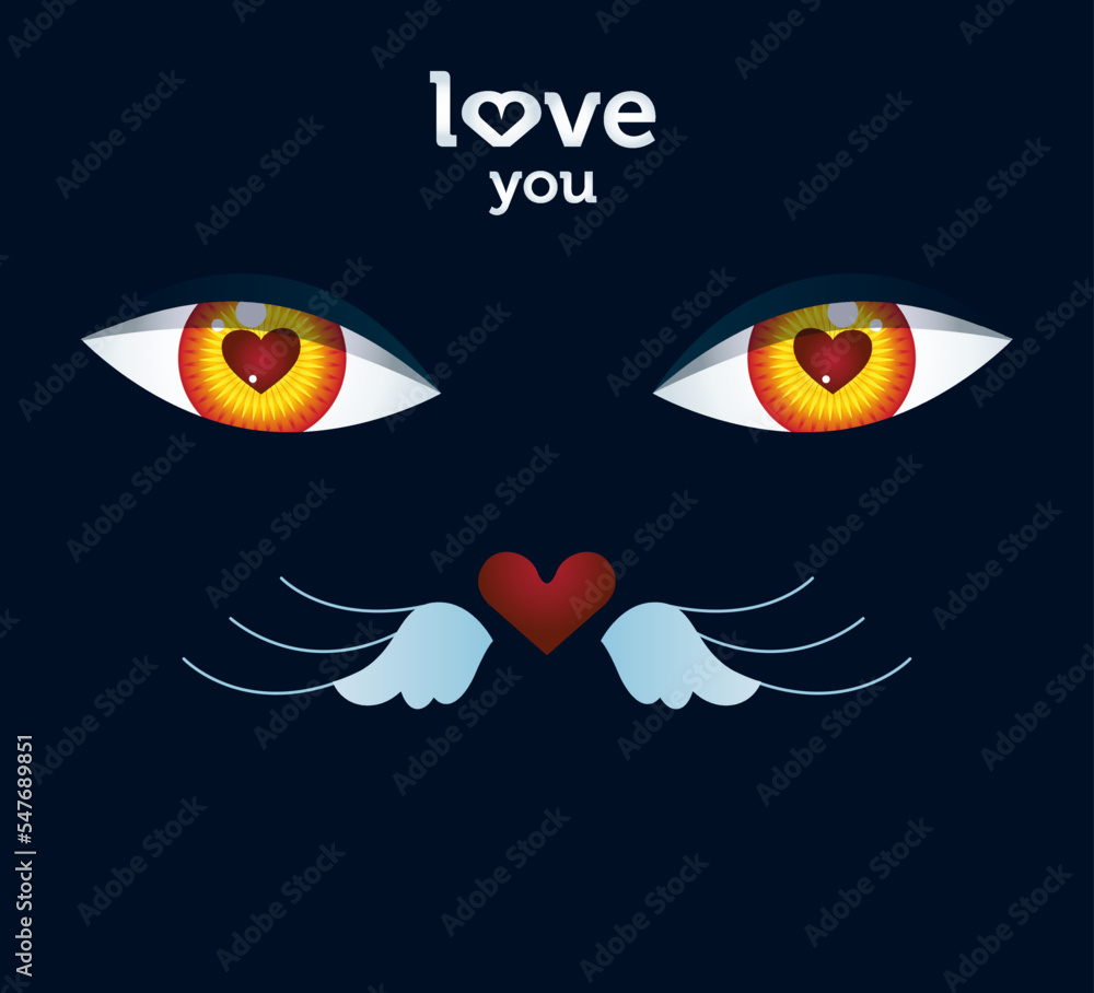 Love illustration for Valentines Day