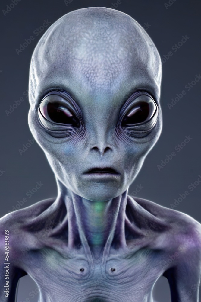 A portrait of an Alien A portrait of an Alien