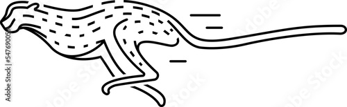 Obraz na płótnie Guepard icon