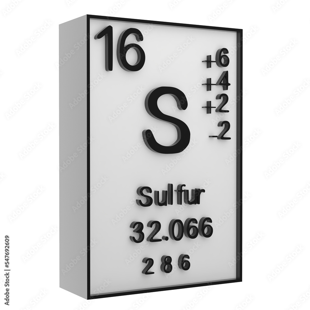 Sulfur,Phosphorus on the periodic table of the elements on white blackground,history of chemical elements, represents the atomic number and symbol.,3d rendering Sulfur,Phosphorus on the periodic table of the elements on white blackground,history of chemical elements, represents the atomic number and symbol.,3d rendering