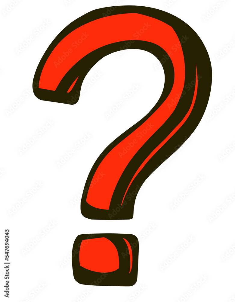 Question mark with color doodle symbol icon hand drawn illustration art Question mark with color doodle symbol icon hand drawn illustration art