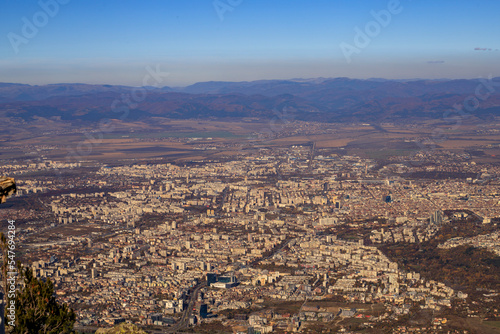 View of Sofia from Vitosha mountain. © Hristo