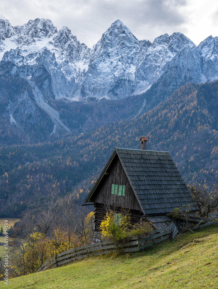 Fall in Julian Alps, Slovenia 