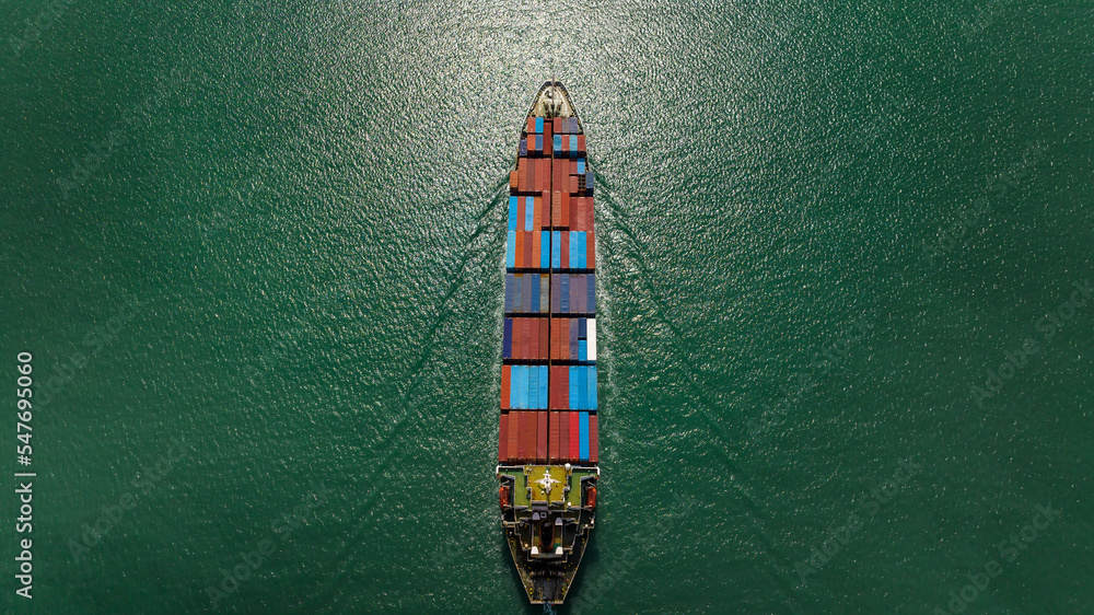 cargo container ship sailing in sea to import export goods and distributing products to dealer and consumers across worldwide, by container ship Transport business service.4k video taerial view . cargo container ship sailing in sea to import export goods and distributing products to dealer and consumers across worldwide, by container ship Transport business service.4k video taerial view .