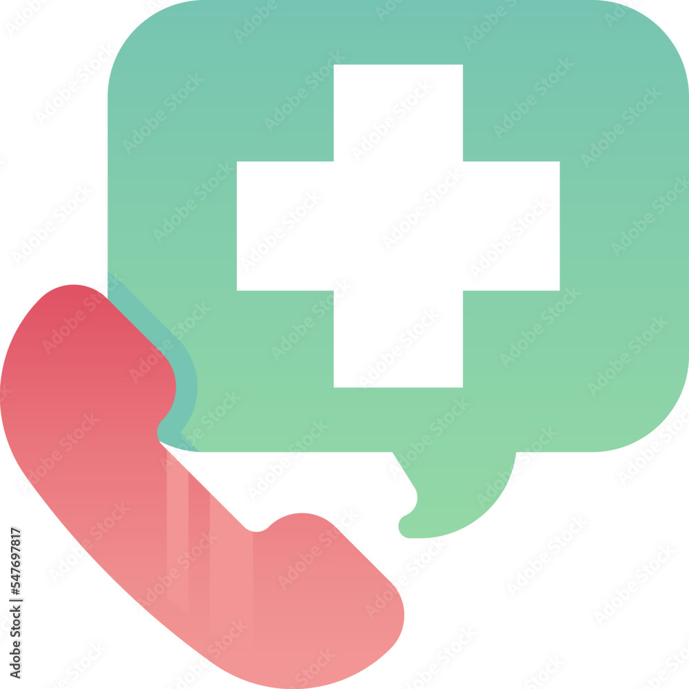 Fototapeta premium emergency flat icon