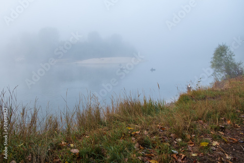 mist over the river
