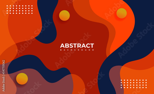 Colorful Abstract Memphis Background Shape Design Premium Vector