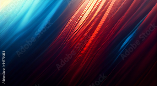 blue and red Gradient Mesh Background Two Crossed Light Swords Fight. Blue and Red Crossing Lasers. Design Elements for Your Projects. 