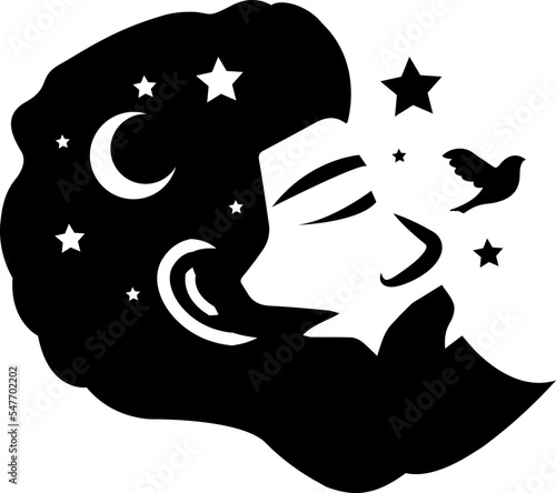 silhouette of a dream