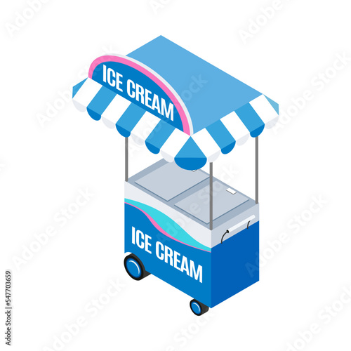 Isometric Street Cart