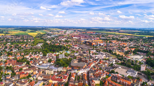 city from above - Peine -Germany