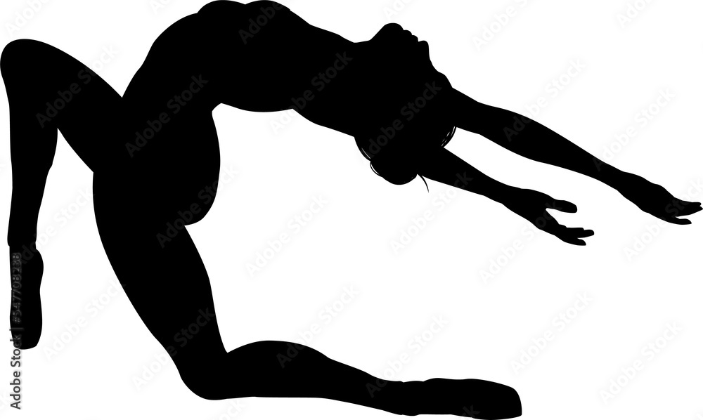 Ballet Dancer Silhouette Set Ballet Dancer Silhouette Set