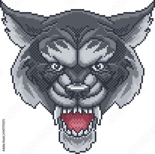 Wolf Pixel Art Arcade Game ...