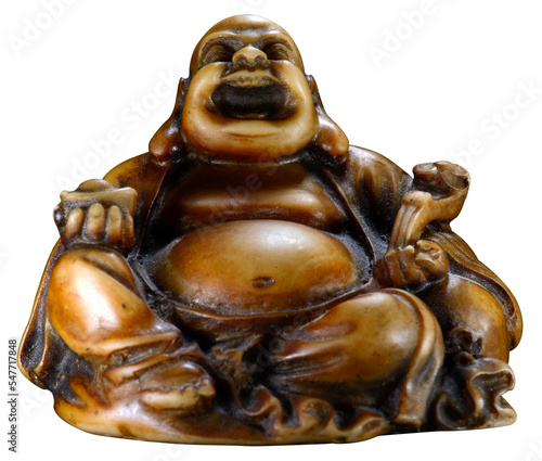 statuette d'un bouddha rieur  photo