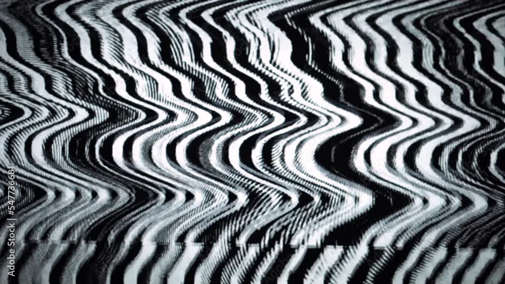 Visual Static Effect Glitch noise static television VFX pack. Visual video effects stripes ...