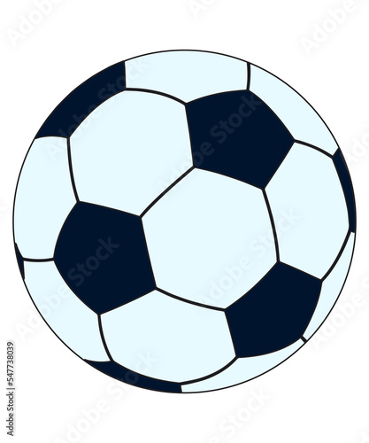 soccer ball isolated on white