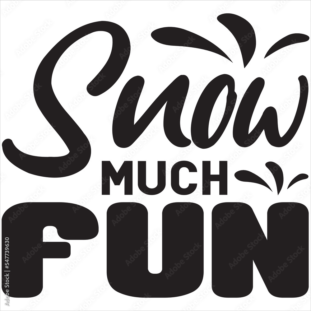Obraz premium Snow much fun