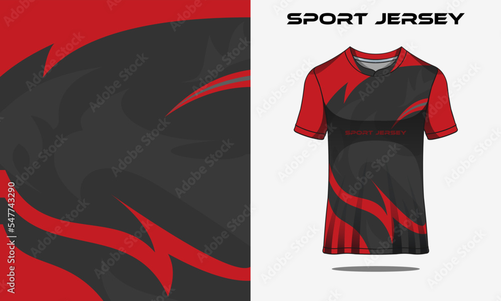 Fototapeta premium Tshirt sports abstrac texture footbal design for racing soccer gaming motocross gaming cycling.