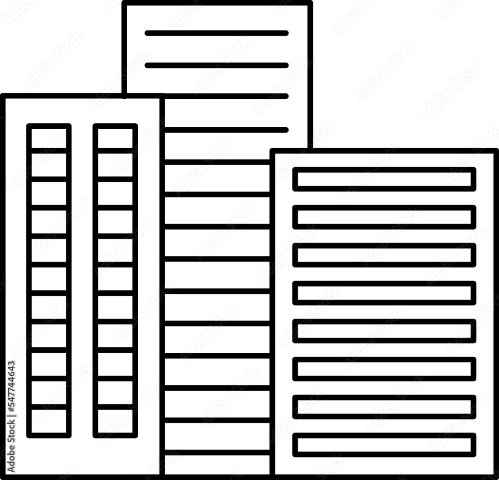 Buildings line icon vector. Bank, library, school, courthouse, hospital, university. Architecture concept. Can be used for topics like office, city, real estate and other Buildings line icon vector. Bank, library, school, courthouse, hospital, university. Architecture concept. Can be used for topics like office, city, real estate and other