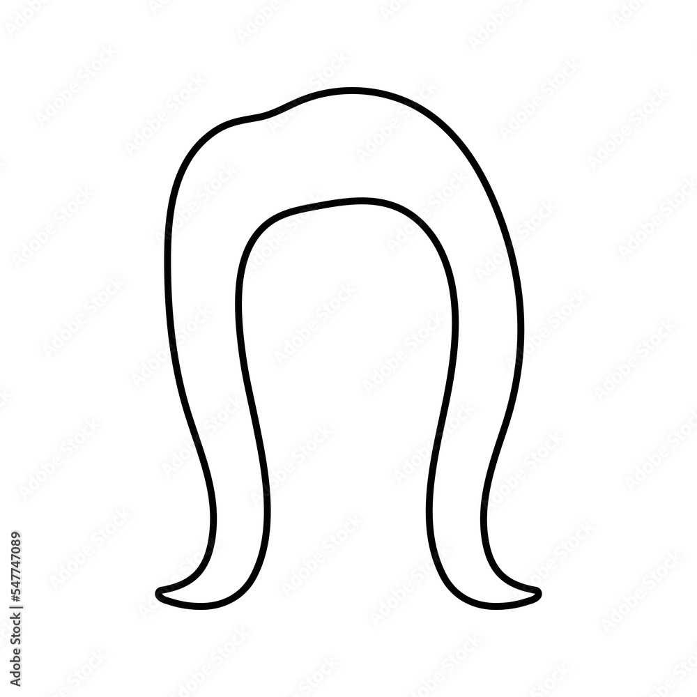 Avatar, girl, lady icon. Black editable vector graphics. Avatar, girl, lady icon. Black editable vector graphics.