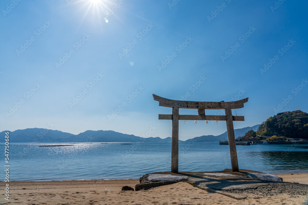 香川県三豊市粟島の風景