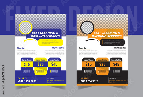 Car Wash Flyer Design Template, Car Cleaning Service flyer, Washing flyer,  automobile wash leaflet, flyer layout design