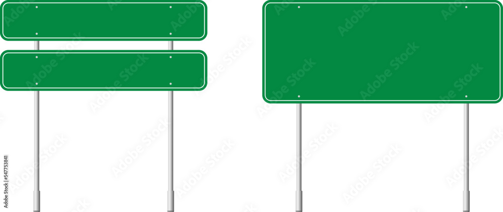 Blank signs vector for information of road direction, maps, text or banner. Road sign in realistic style isolated on white background. Danger blank warning empty sign. Blank signs vector for information of road direction, maps, text or banner. Road sign in realistic style isolated on white background. Danger blank warning empty sign.