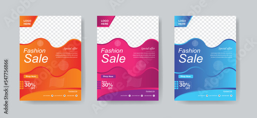 Fashion Sale Flyer Design Template Print Ready