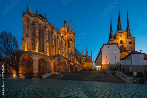 Erfurt Cathedral an Severi Church
