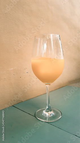Glass of orange juice
