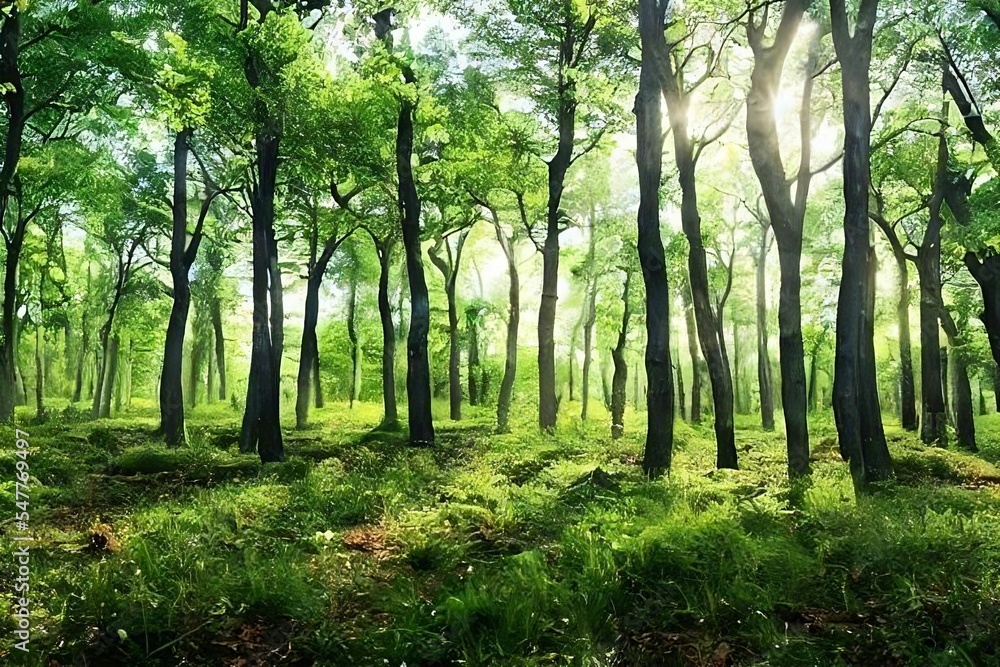 Fototapeta premium Beautiful 3D Nature and landscape wallpaper