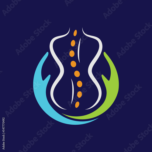 Orthopedic Center Human Back bones Care Cairo Doctor Treatment Logo