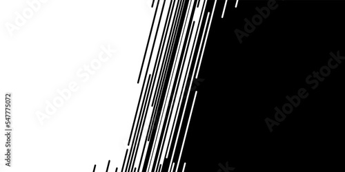 複数の細い線で区切った2色の面