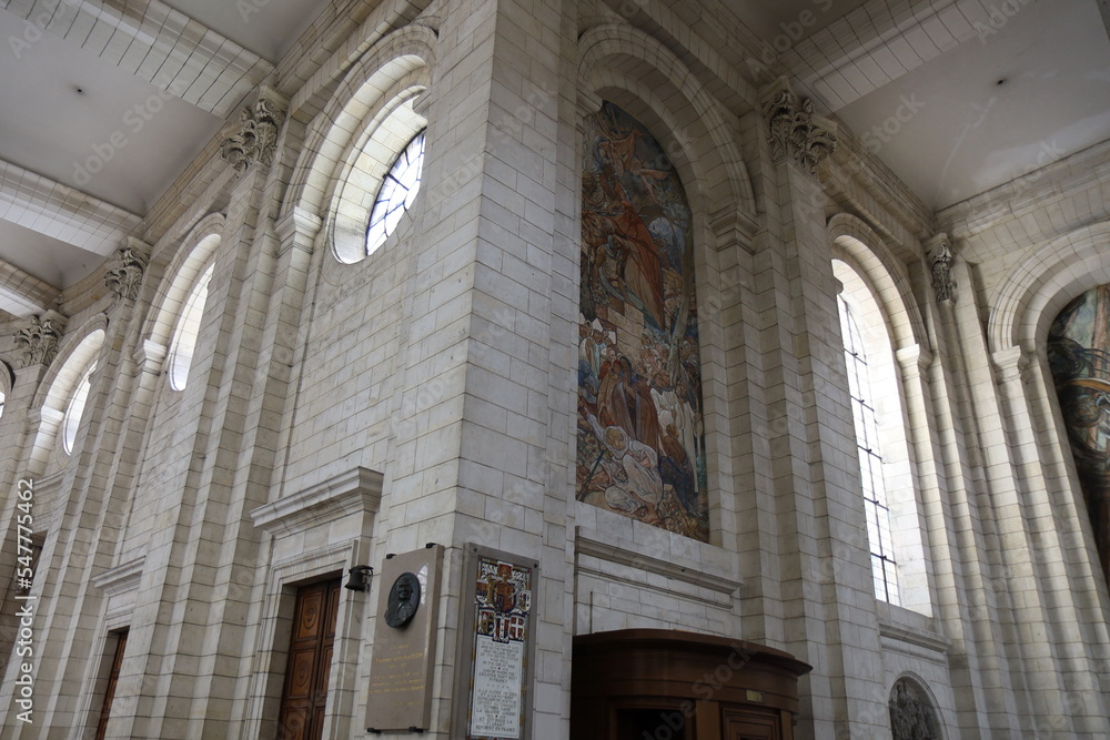La cathédrale Notre Dame de l'Assomption et Saint Vaast, ville de Arras, département du Pas de Calais, France