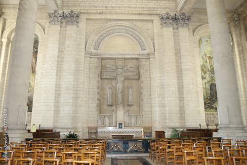 La cathédrale Notre Dame de l'Assomption et Saint Vaast, ville de Arras, département du Pas de Calais, France