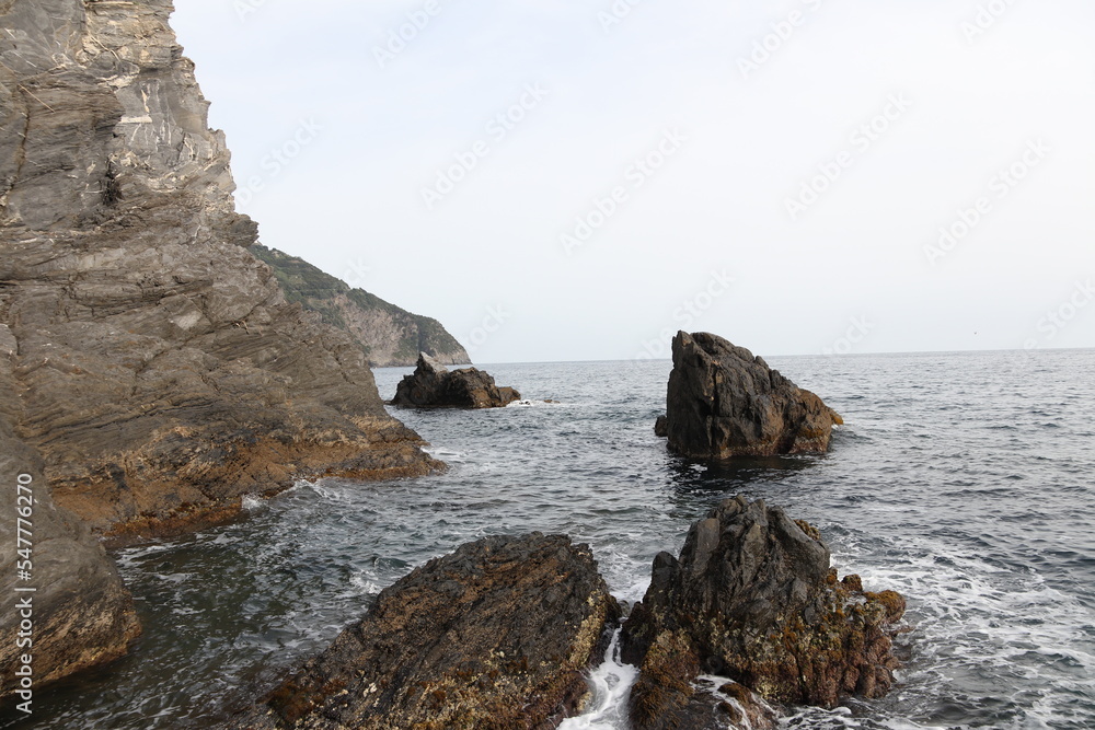rock in the sea rock in the sea