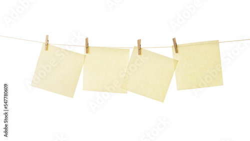 Four square notes papers ha...